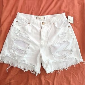 Free People high rise shorts